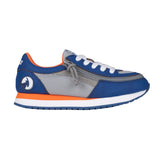 Billy Footwear (Kids) Trainers Faux Suede - Navy / Orange - Footwear
